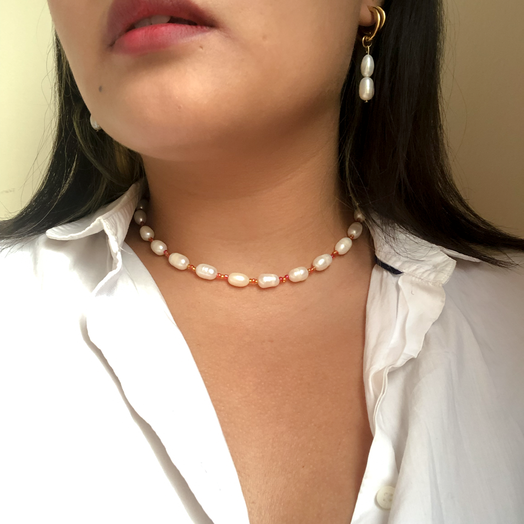 Collar perlas Moonlight