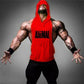 Brand Gym Clothing Fitness Sleeveless Tanktop With Hood VarietyPlus Shirts