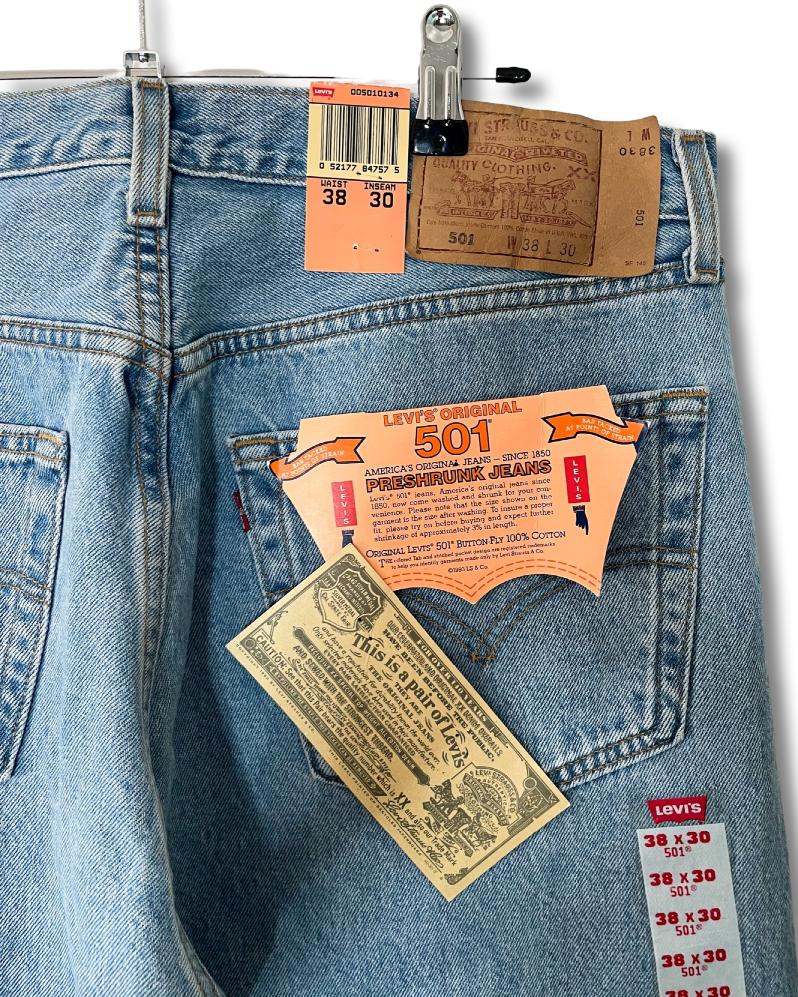 Levis 501 made in USA vintage 80's NEUF – Idly Concept Store