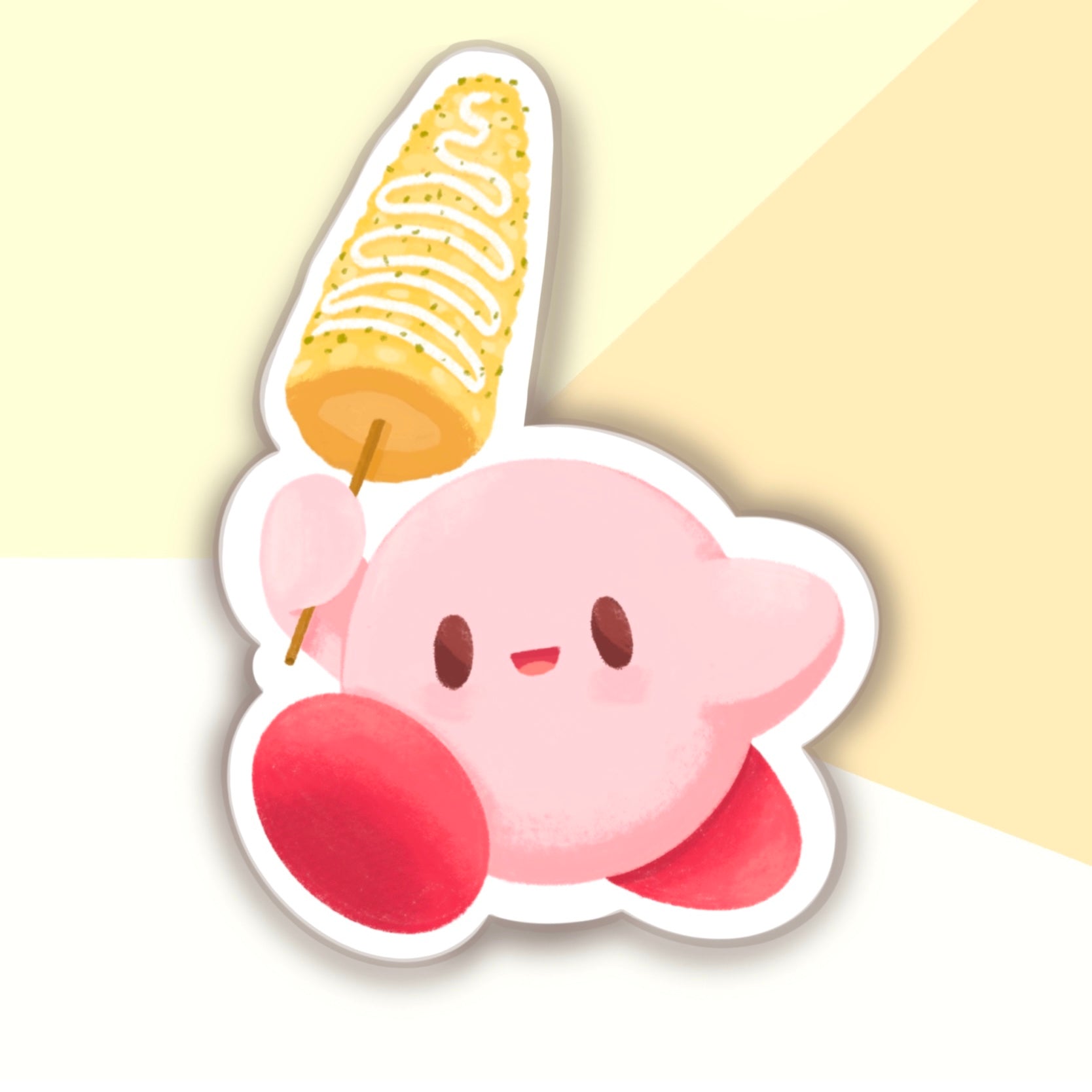 Kirby Elote Sticker – liliascreationsshop