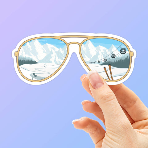 Ski Goggles Winter Sports Sticker - Ski Haus