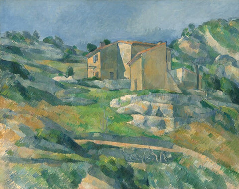 Paul Cézanne, Houses in Provence: The Riaux Valley near L'Estaque (1883)