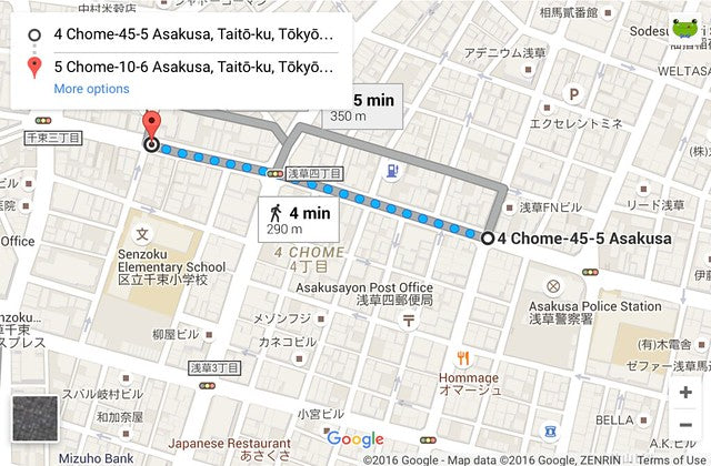 Asakusa Oiran douchuu location