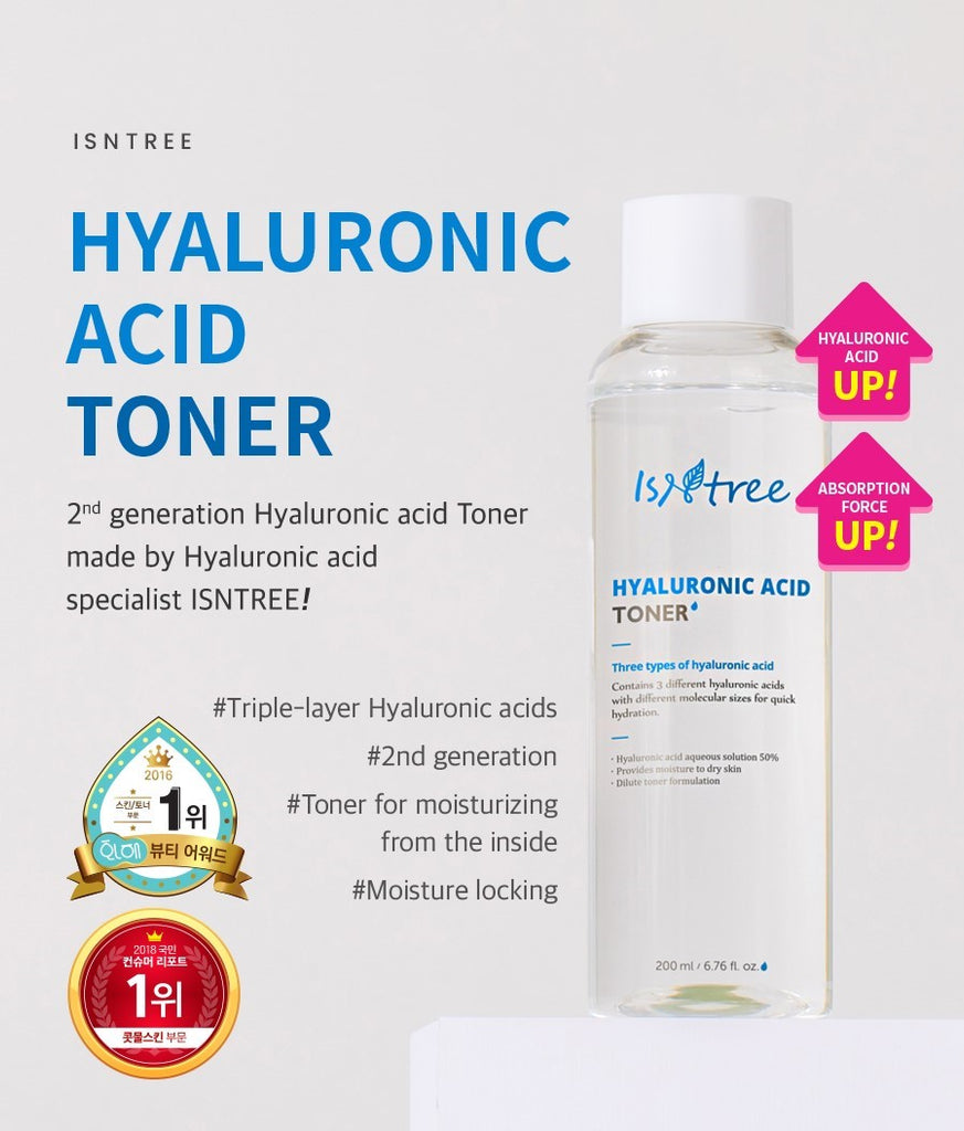 Isntree - Hyaluronic Acid Toner 400 ml – Solutions Look