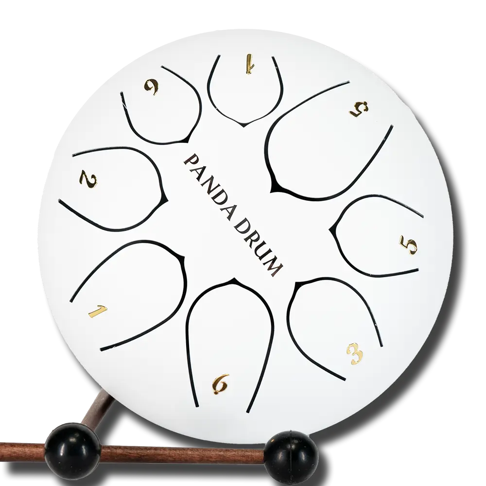 Panda Drum - Handcrafted Steel Tongue Drum