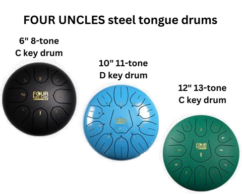 FOUR UNCLES Steel Tongue Drums