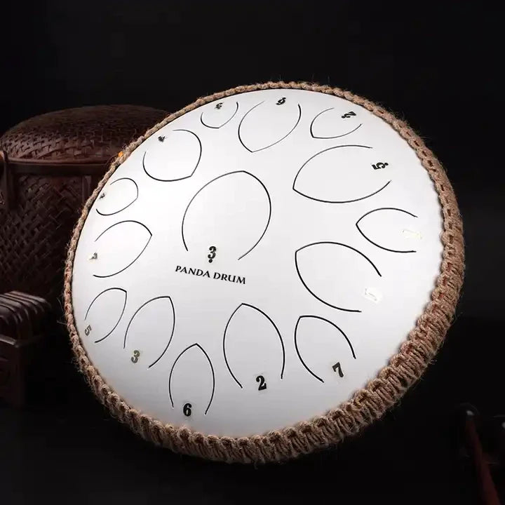 Panda Drum® Plus  Handmade 32 cm steel tongue drum with 11