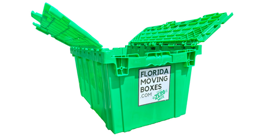 Moving Crates for Rent in Boston → Plastic Moving Boxes Rental