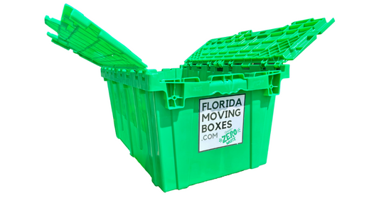 Rent Green Plastic Moving Boxes & Containers