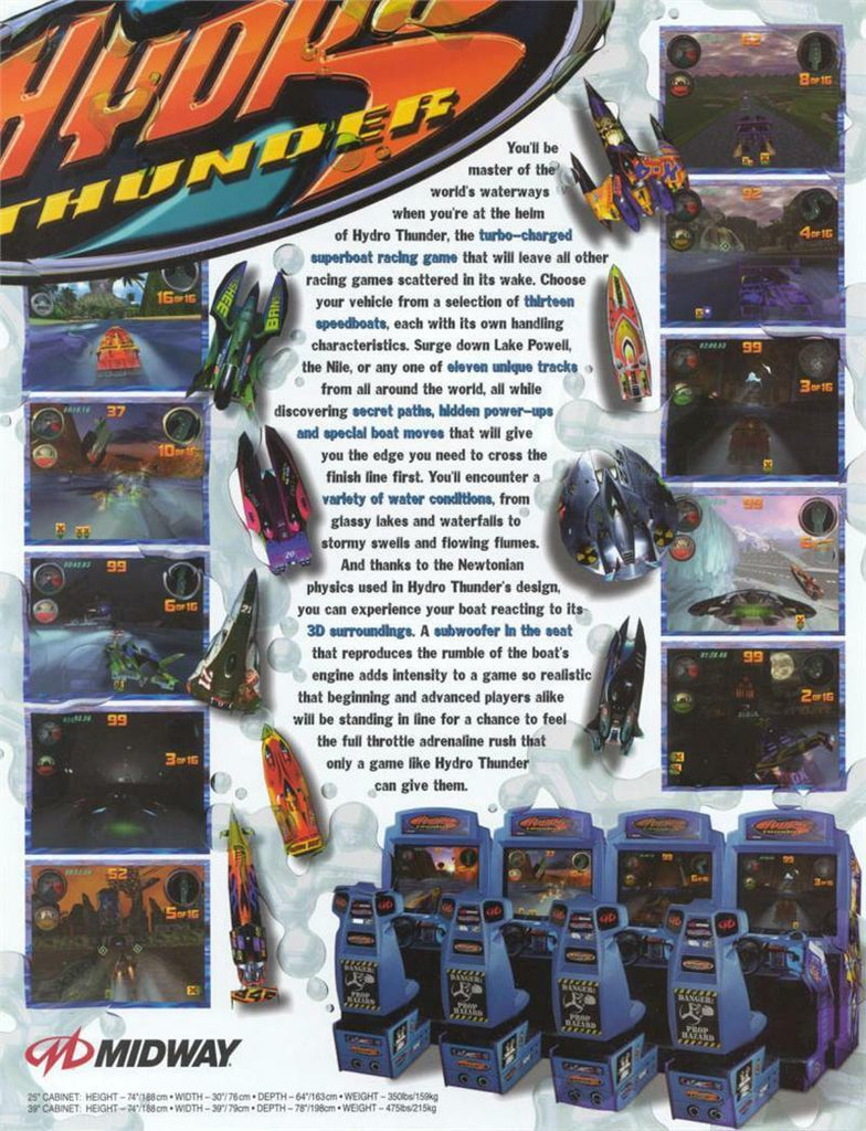 hydro thunder arcade