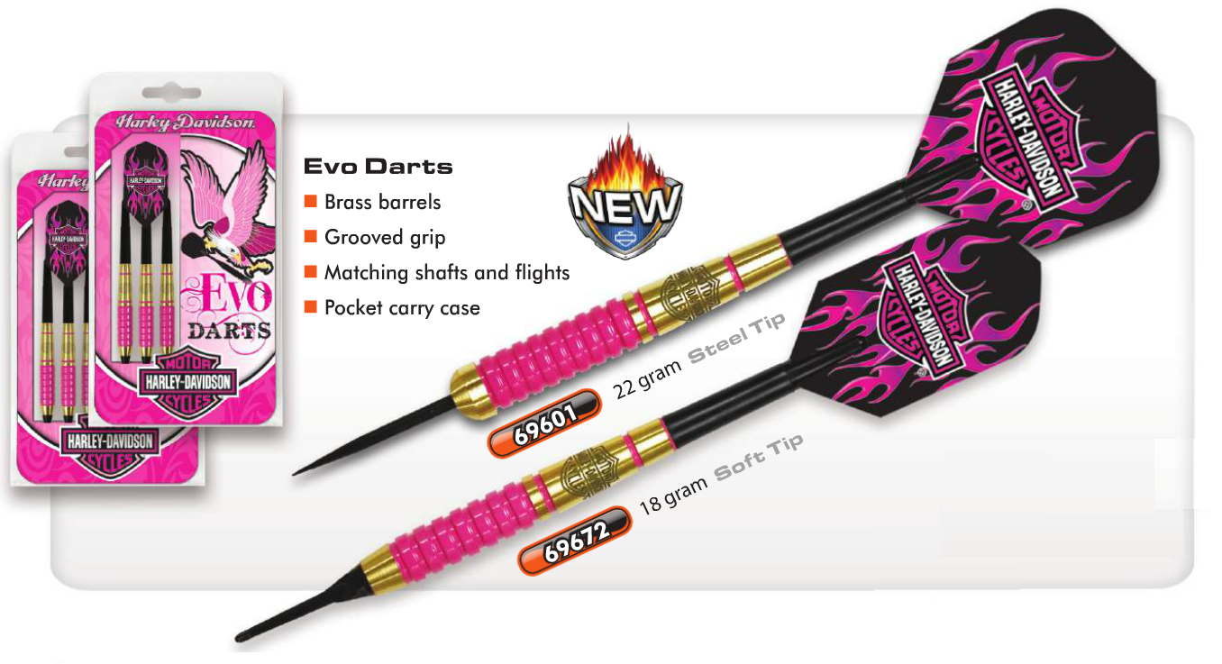 Harley-Davidson Evo Soft Tip Pink Darts