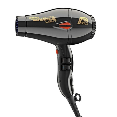 Parlux Advance Light Ionic + Ceramic Black Hairdryer (2200w) Hair Dryer Parlux