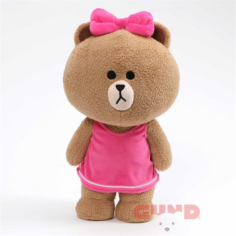 line bear plush