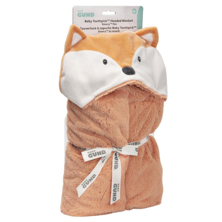 Baby Gund - Lil' Luvs Hooded Blanket - Emory Fox – Jan's Bear Essentials