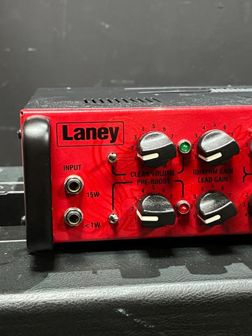 Laney Ironheart IRT Studio 15W & Laney 1x12 Cabinet with Footswitch (L –  Life Guitars Co.