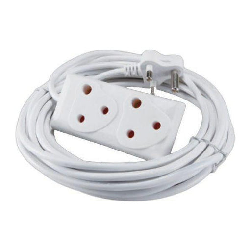 UNITED ELECTRICAL 15 Metre Extension Cord White 10 amp