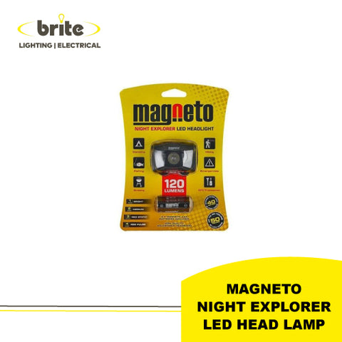 Magneto Night Explorer LED Head Lamp | Brite Lighting & Electrical