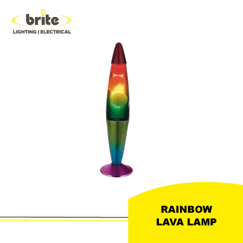 Rainbow Lava Lamp | Brite Lighting & Electrical