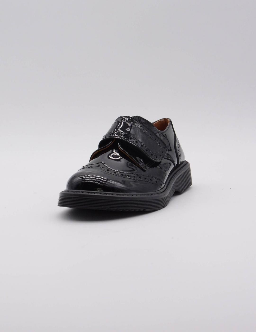 Clarys Zapato Negro Velcro – CalzadosPachi