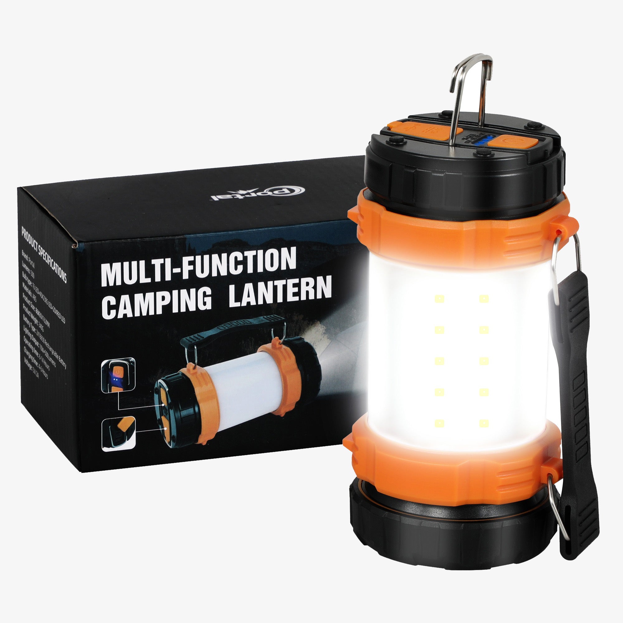 Portal 2 Portal Camping Lantern Rechargeable, Portable LED Flashlight  Lantern, Camping Light for Power Outages, Emergency, Outdoor Hikin