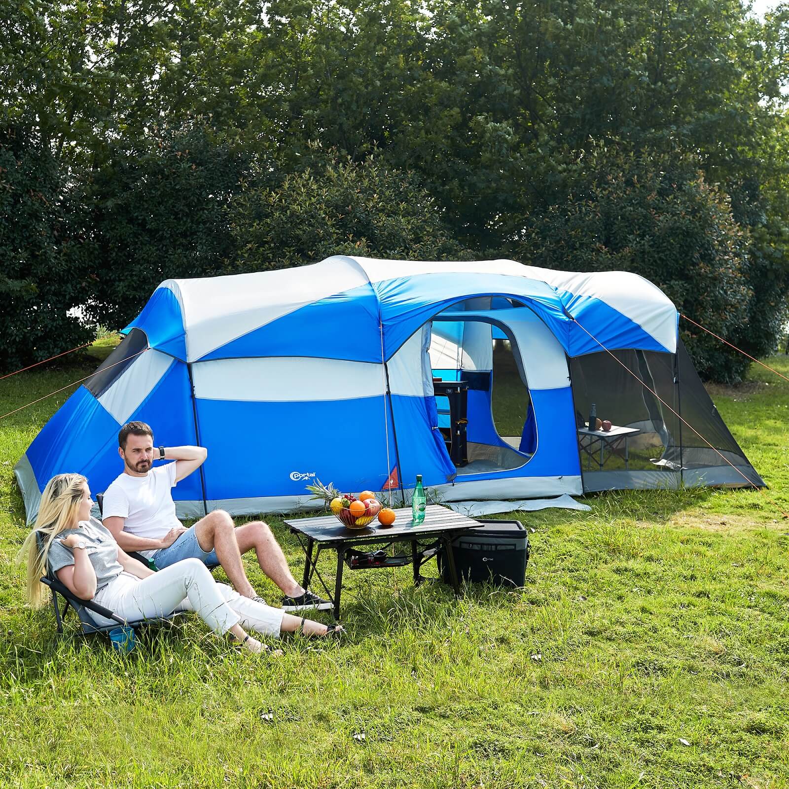 Ongeautoriseerd Tanzania Donker worden 8 Person Family Camping Tent with Screen Porch | Portal Outdoors