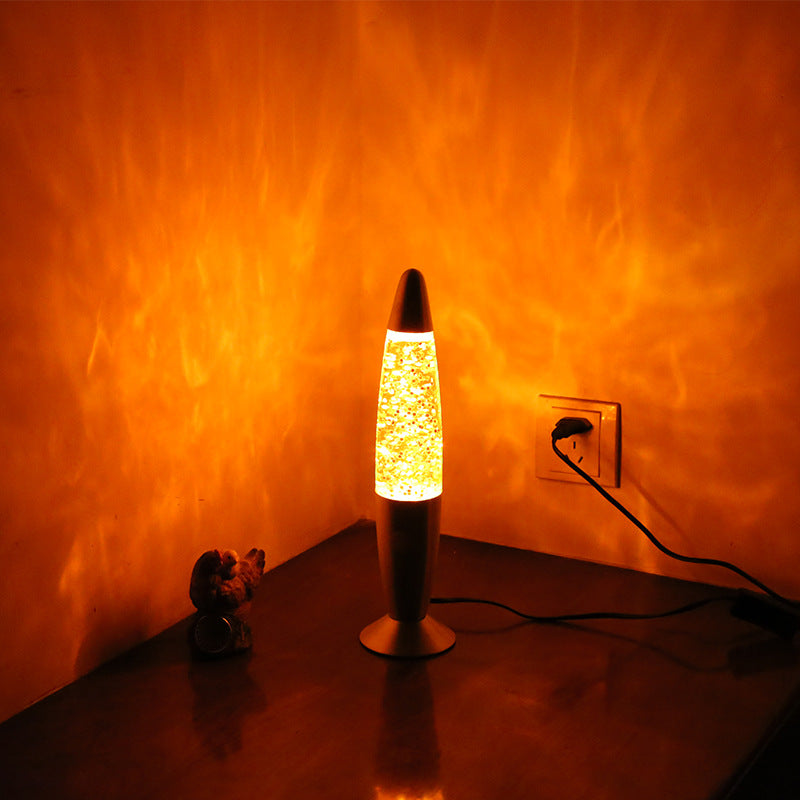 lava lamp bedroom