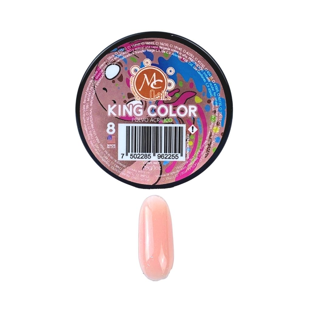 Acrílico King Color #8 1 oz MC Nails – Alejandra Nail Shop