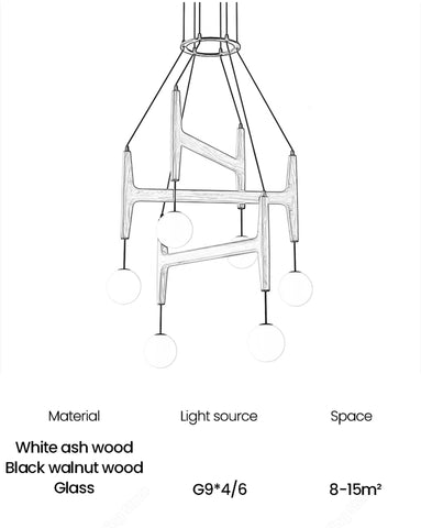 MOOOI HEAD PENDANT LAMP | WOOD PENDANT LIGHTING