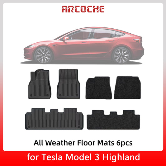 2024 Model 3 garde-boue Highland garde-boue garde-boue avant arrière Kit