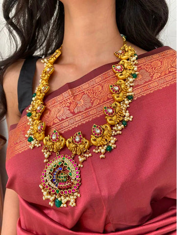 Devasena Mango Mala with Jhumkas