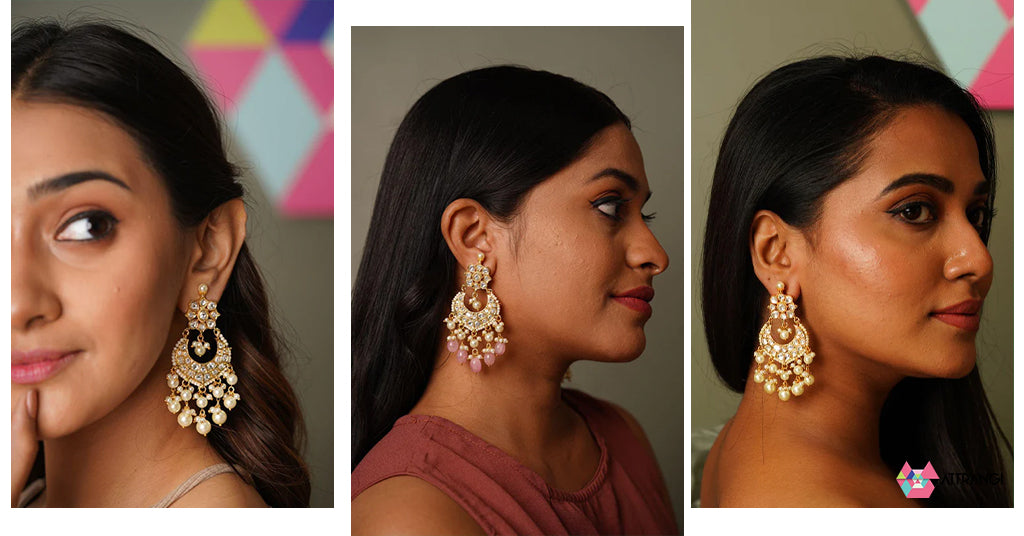 Traditional Indian earrings