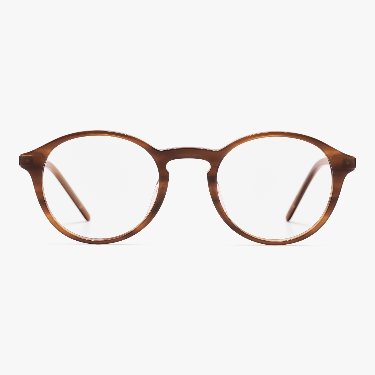 Se Læsebriller +1 -Women's Ærø Pale Brown - Luxreaders hos Luxreaders.dk