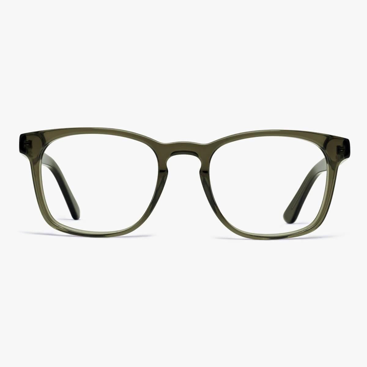 Billede af Blue light briller +3.5 -Men&#39;s Bornholm Shiny Olive - Luxreaders