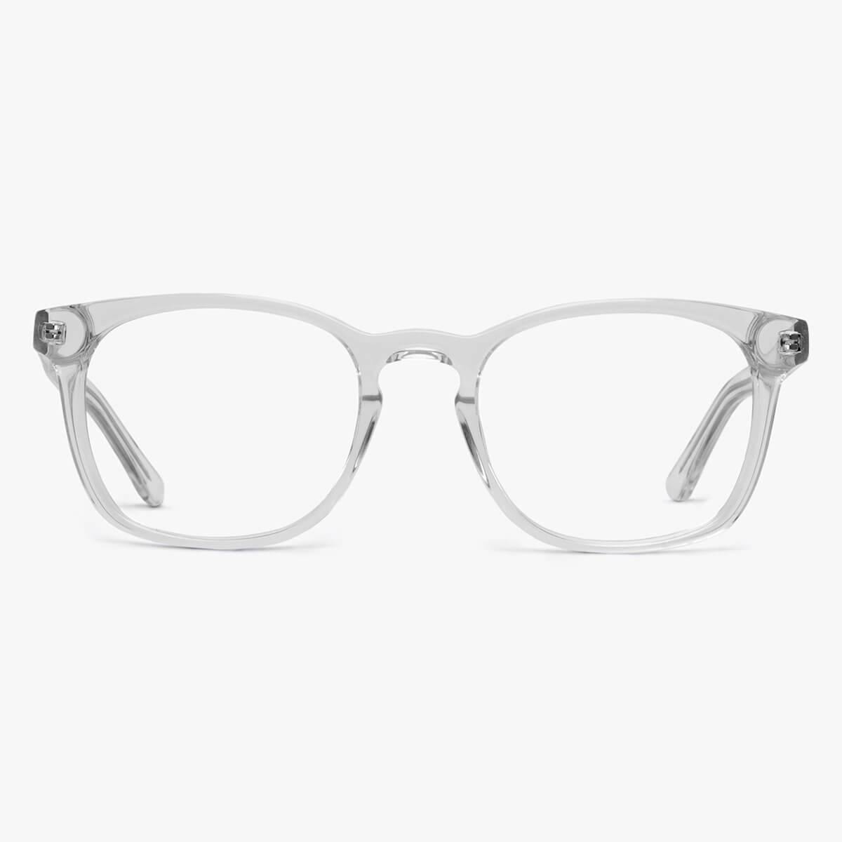Se Læsebriller +1 -Men's Bornholm Crystal White - Luxreaders hos Luxreaders.dk