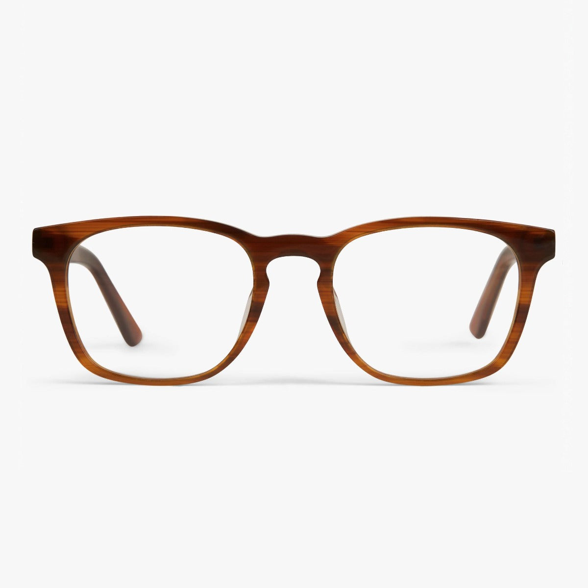 Billede af Blue light briller +2 -Men's Bornholm Shiny Walnut - Luxreaders