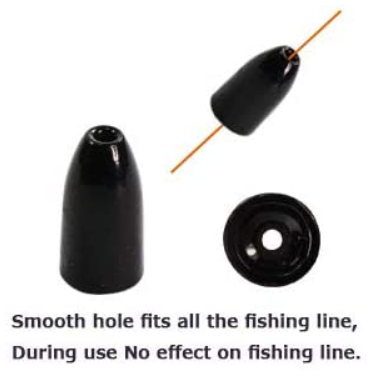 tungsten bass fishing weights that are smooth