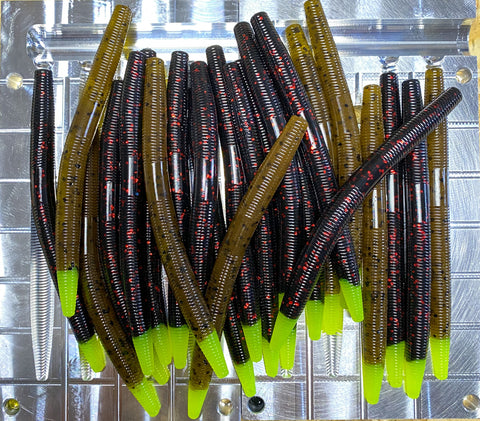 Chartreuse Tipped Stick Worms: The Secret Weapon in Bass Fishing