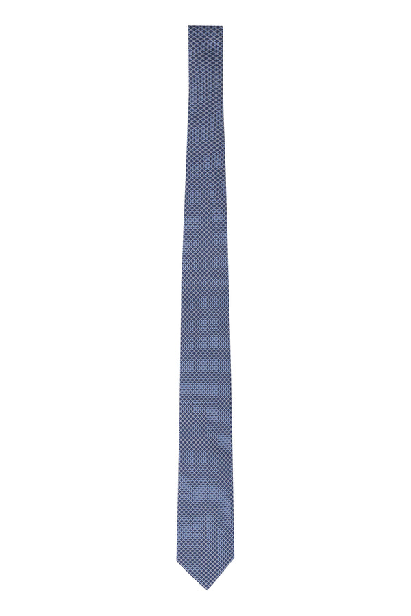 Jacquard silk tie-1