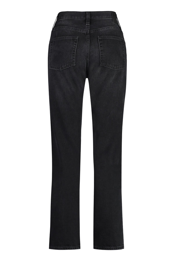 Twisted Seam 5-pocket straight-leg jeans-1