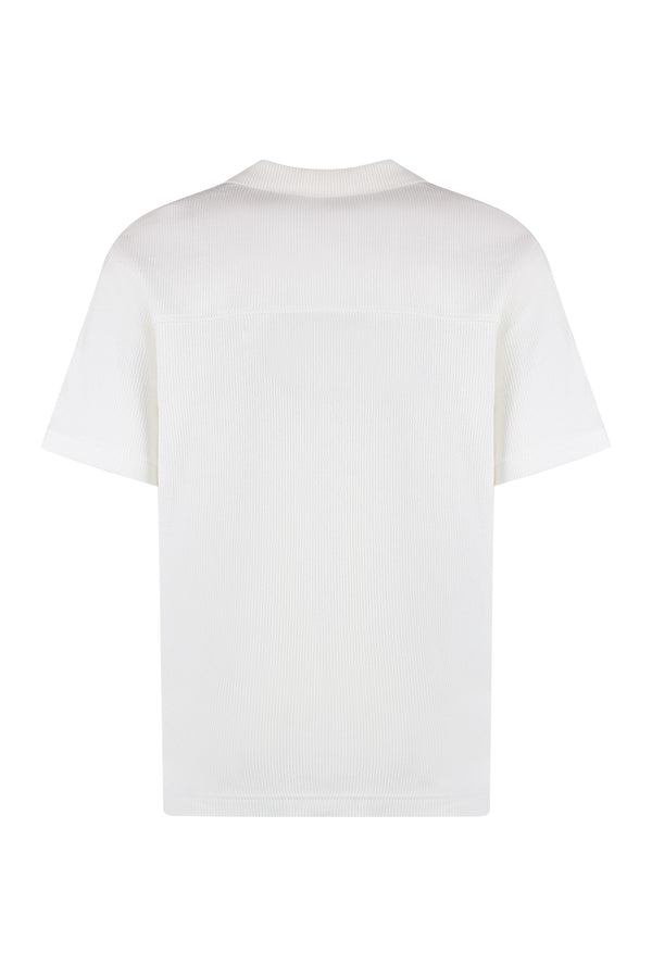 Short sleeve cotton shirt-1