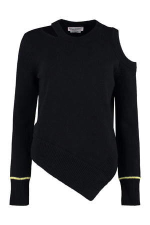 Crew-neck wool sweater-0