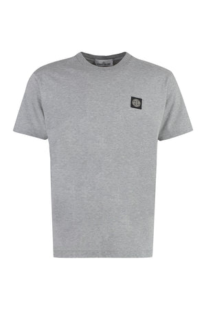 Cotton crew-neck T-shirt-0