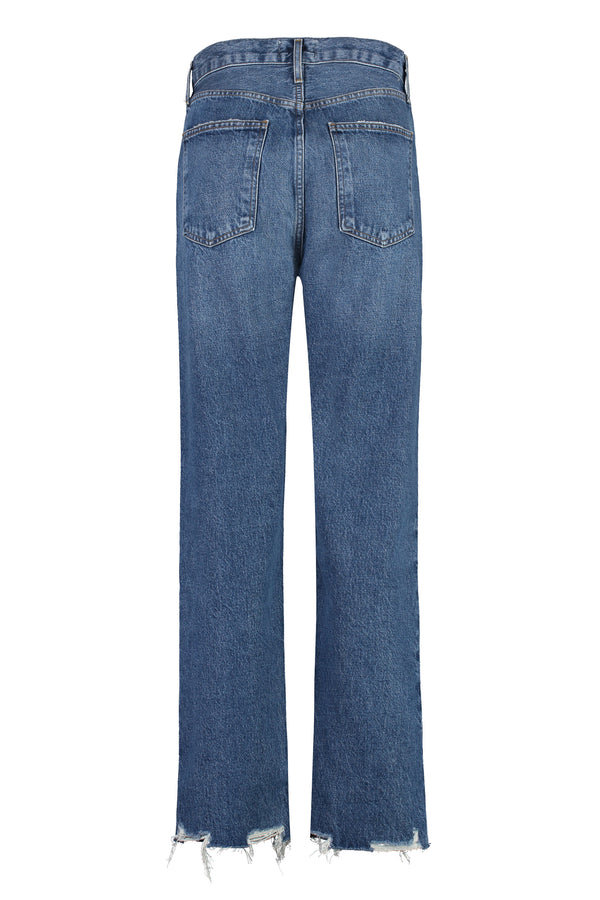 5-pocket straight-leg jeans-1