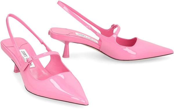 Didi Patent leather slingback pumps-2