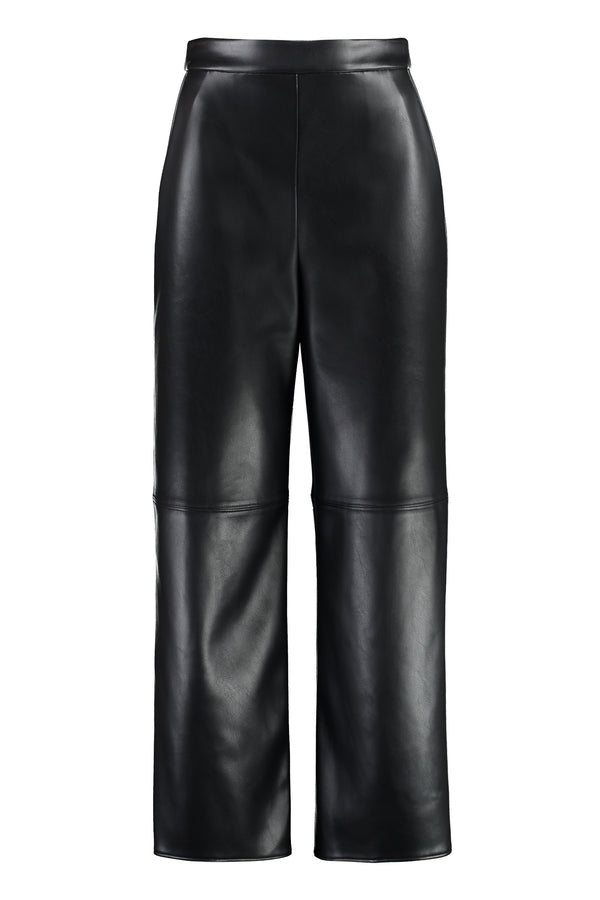 Luciana Faux leather trousers-0