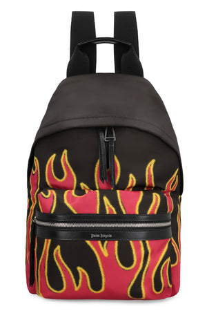 Printed nylon backpack-1