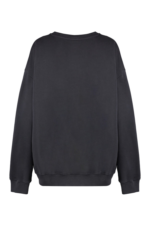 Cotton crew-neck sweatshirt-1