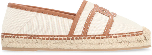 Canvas espadrilles with logo-1