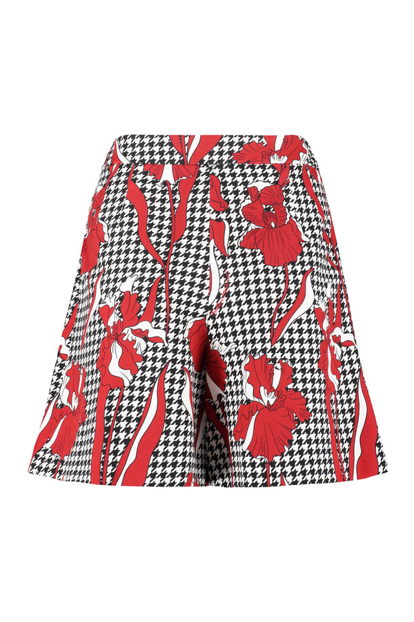 Houndstooth shorts-1