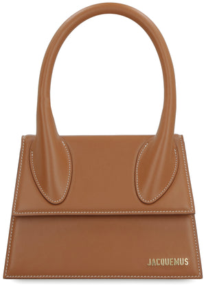 Le Grand Chiquito Leather Tote Bag in Black - Jacquemus